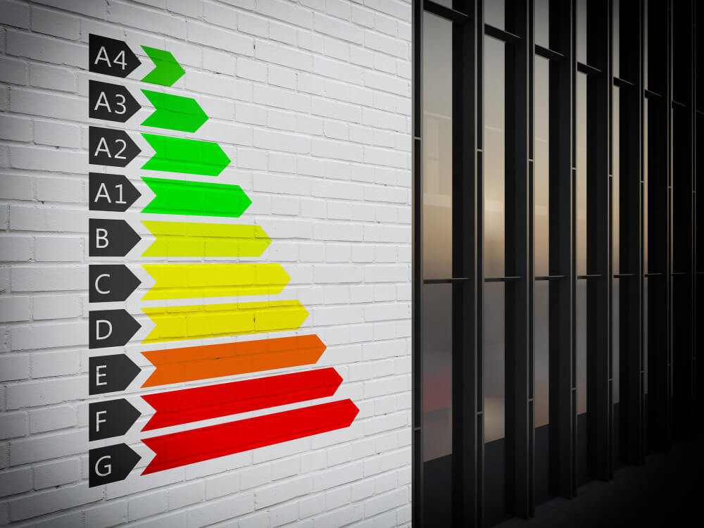 Imagem contendo um "gráfico" que representa economia de energia