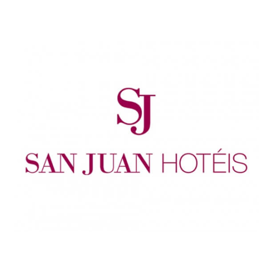 Logotipo da empresa San Juan Hotéis que é ou já foi um cliente da Eletron